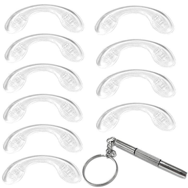 Silicone Glasses U Shaped Screw-in Nose Pads Eyeglass N