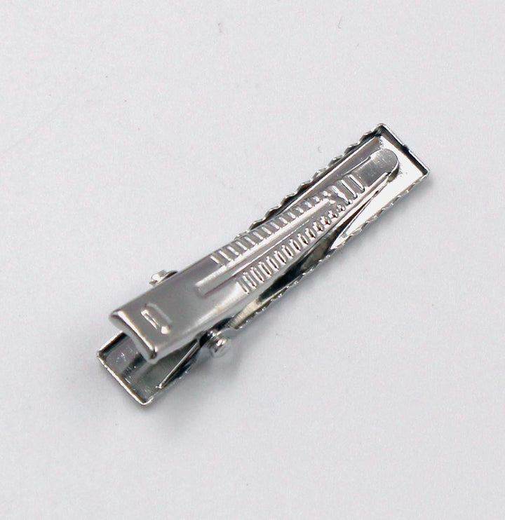 50 pcs Lot Alligator Hair Clip Single Prong Pinch Clips Metal Alligator Clips Hair Pin Hairbow Accessory (3CM-1.2inches)