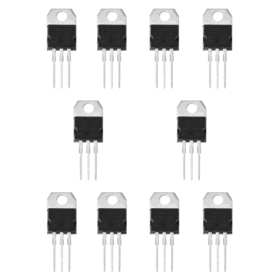 Maxmoral 10pcs 5V 1.5A L7805CV IC Positive Voltage Regu