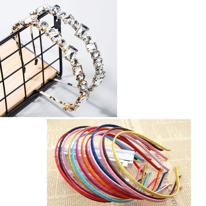 15 Pcs 5mm Smooth Metal Headbands Frames Blank Tiara Base Hairband Head Bands for DIY Crafts