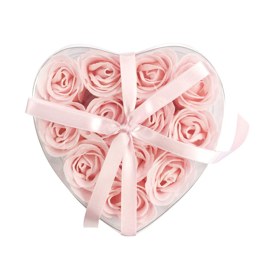 Scented Rose Soaps (Set Of 12) Pink