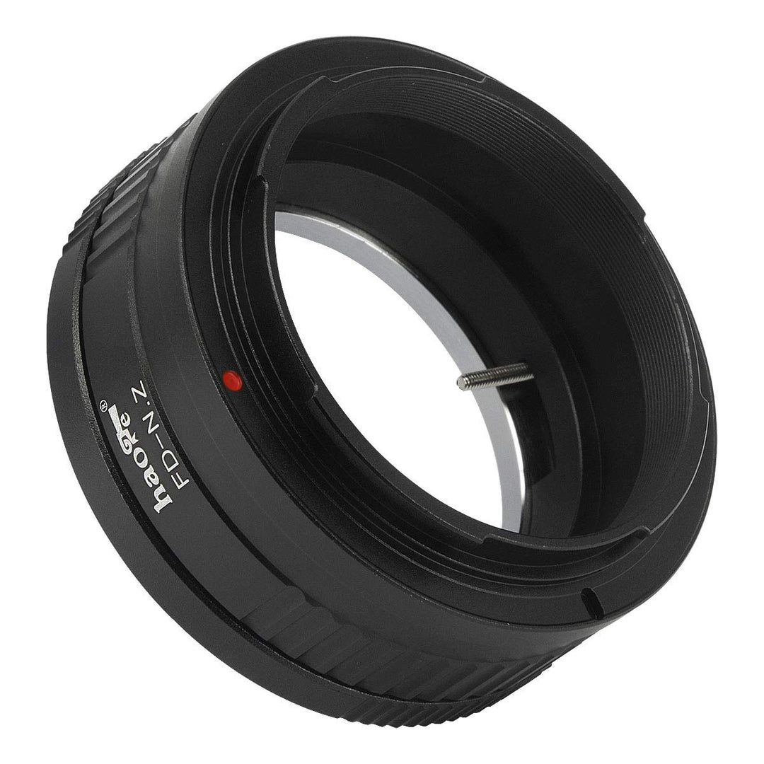 Haoge Manual Lens Mount Adapter for Canon FD Lens to Ni