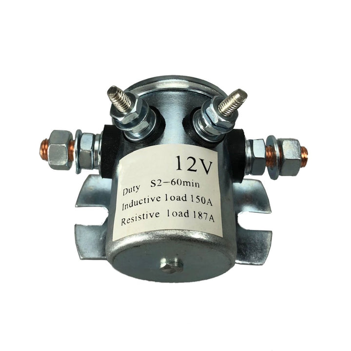 150A Continuous Duty Solenoid Relay 4 Terminal For Winch Marine Golf Cart Heavy Duty 12VDC