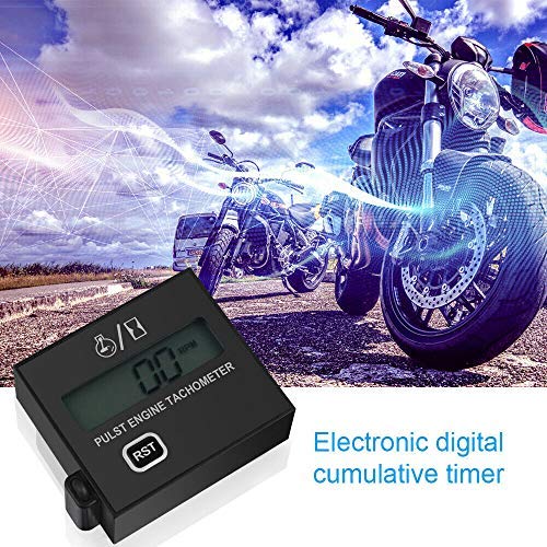 MASO Car Spark Plugs Engine Digital Tach Meter, Motorcy