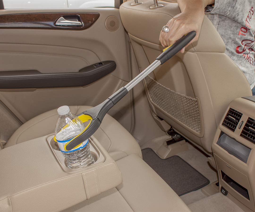 2-Pack 34 Inch and 21 Inch Grabber Reacher with Rotating Jaw - Mobility Aid Reaching Assist Tool