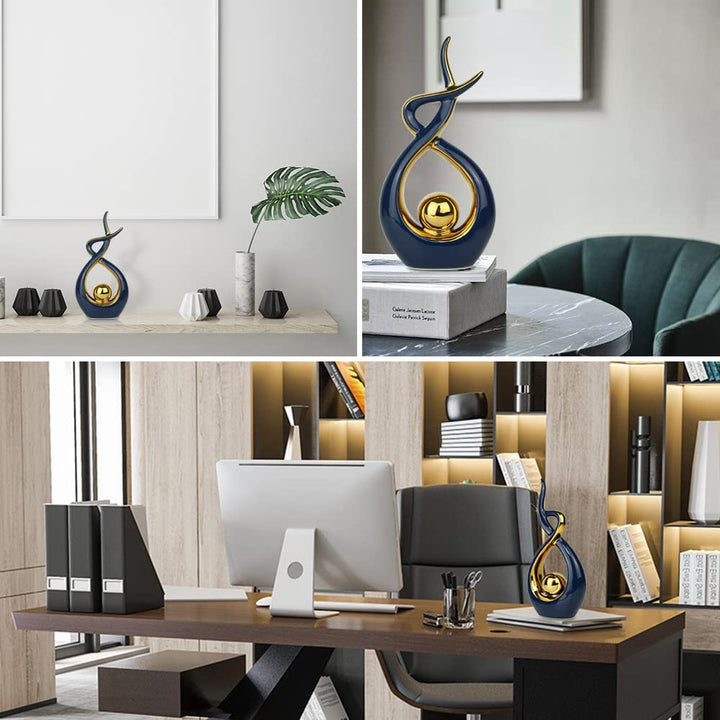 Norrclp Home Decor Modern Abstract Art Ceramic Statue t