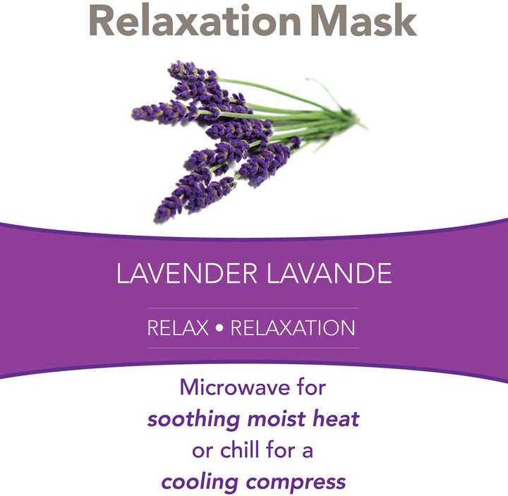 Bed Buddy Relaxation Mask Aromatherapy, Purple, Lavende