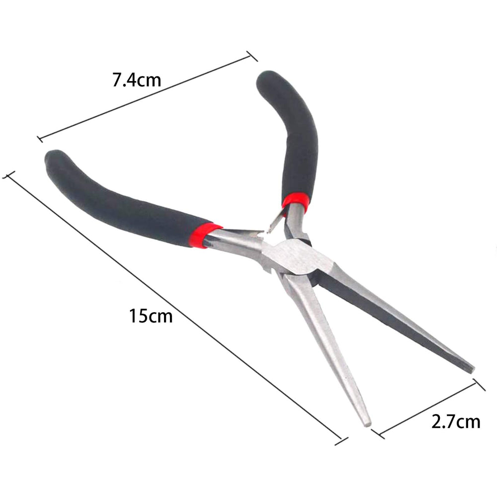 Needle Nose Pliers,Small Precision Needle Nose Pliers for Jewelry Making, Easier to Work on Small Items, Craftsman Needle Nose Pliers for Bending Wire, Approximately 6 Inch