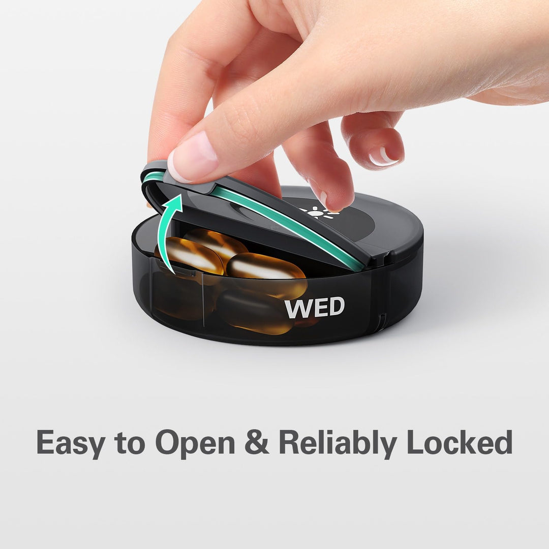 TookMag Pill Organizer 2 Times a Day, Weekly AM PM Pill