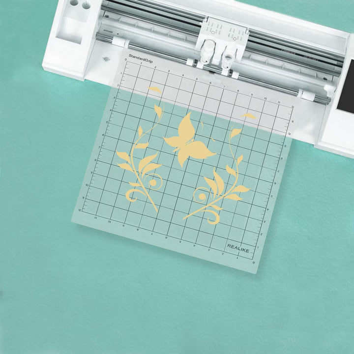 12X12 StandardGrip Cutting Mats for Silhouette Cameo 4/3/2/1(3 Pack),Gridded Adhesive Non-Slip Non-Slip Cutting Mat, Replacement Accessories Set Mats Vinyl Craft Sewing