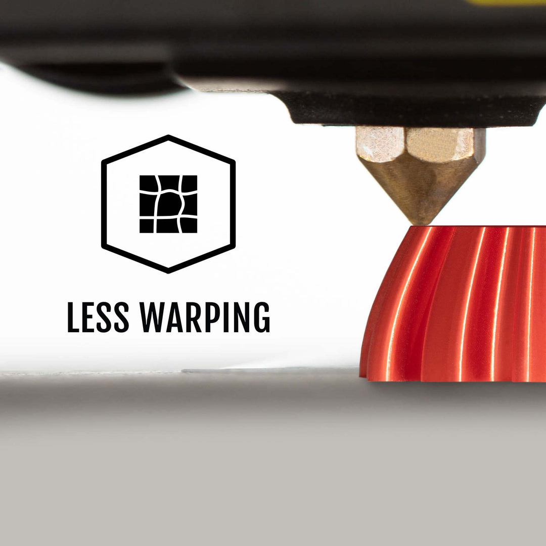 Metallic Finish PLA 3D Printer Filament, Dimensional Accuracy +/- 0.03 mm, 1 kg Spool, 1.75 mm, Red