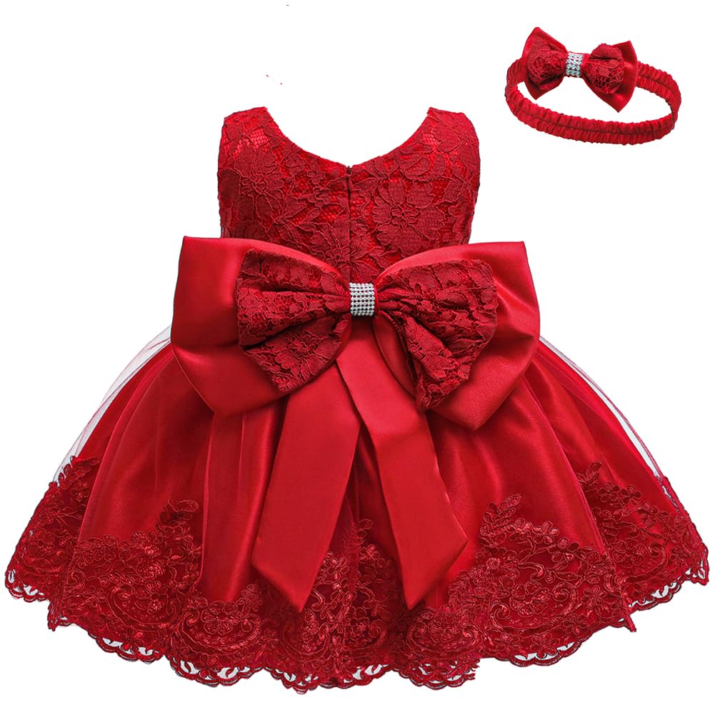 LZH Baby Girls Flower Princess Bowknot Wedding Pageant 