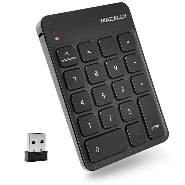 Macally Wireless Number Pad | Numeric Keypad | Wireless