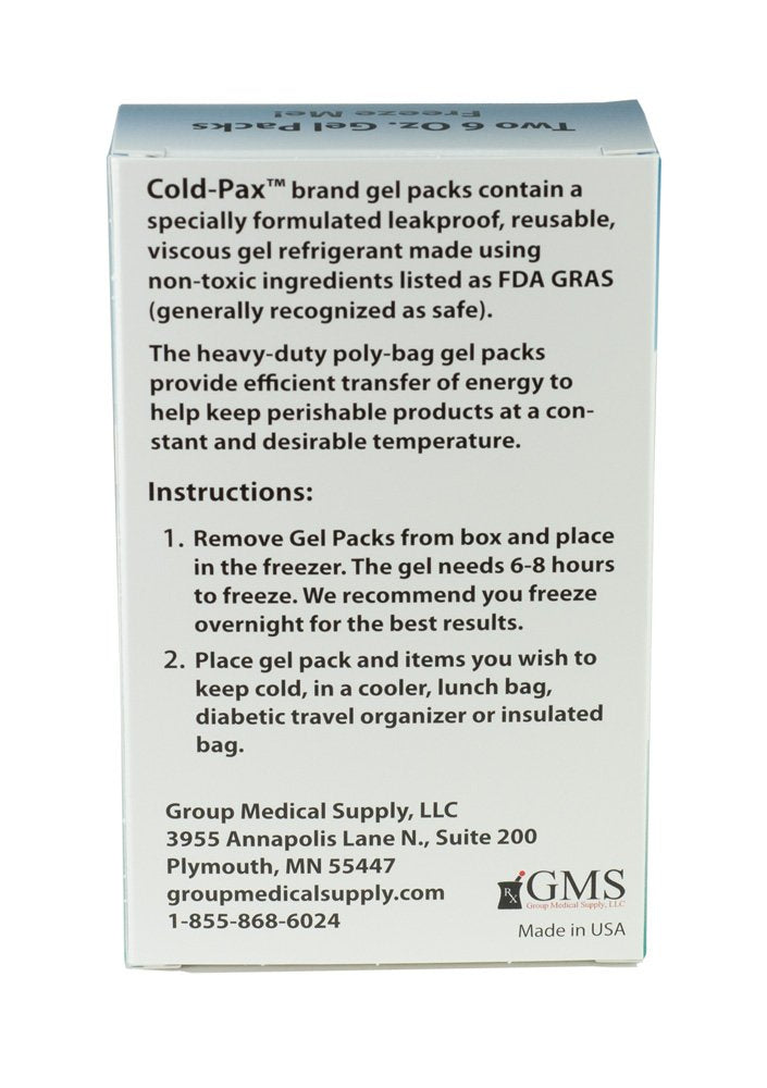 Medport Travel Organizer 2 Replacement 6 oz Cold Packs 