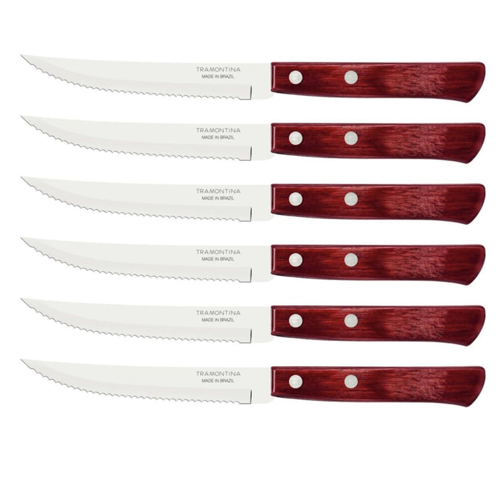 Knives Set, Stainless Steel, Red, 30 x 30 x 30 cm