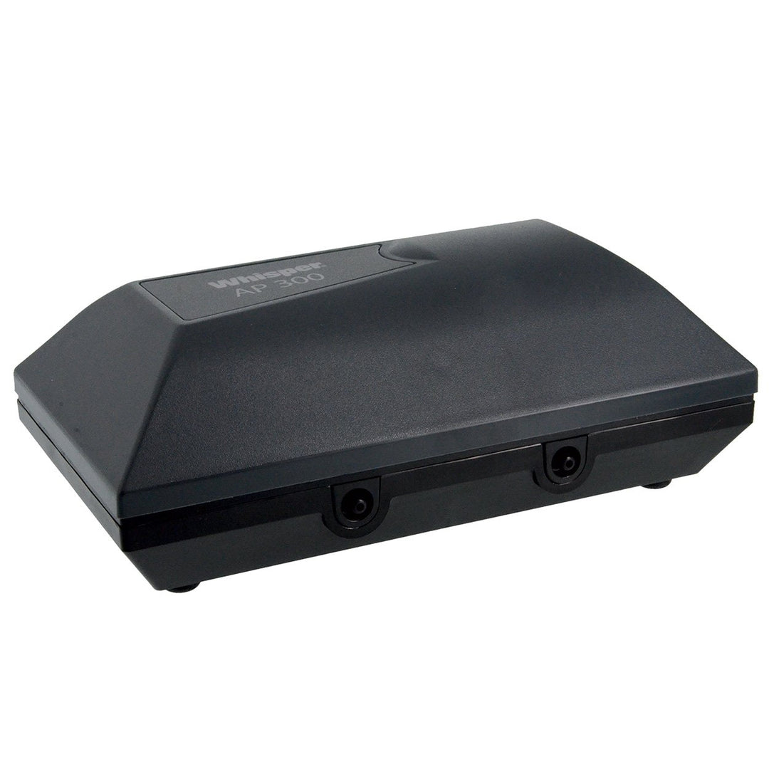 Whisper AP300 aquarium Air Pump, For Deep Water Applications, Black, Up to 300-Gallons