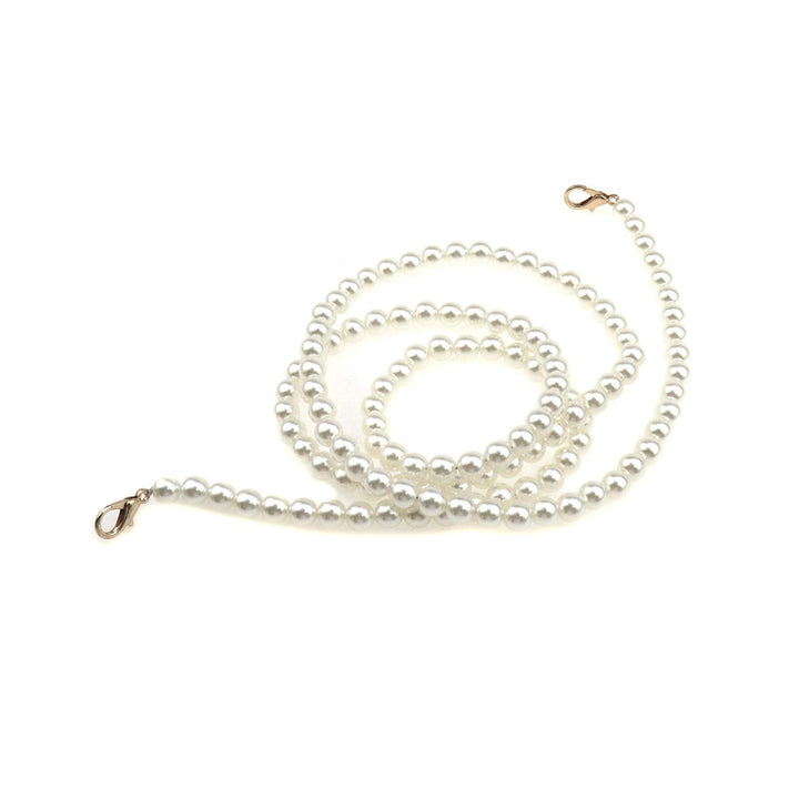 Meprotal 10mm DIY Imitation Pearl Beads Chain Handbag H