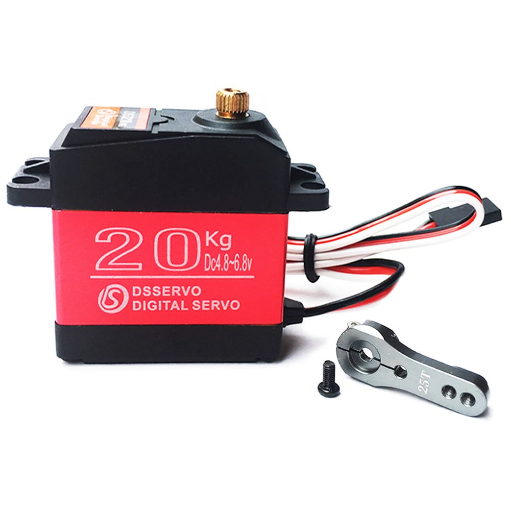 20KG Digital Servo High Torque Full Metal Gear Waterproof for RC Model DIY, DS3218MG,Control Angle 270°