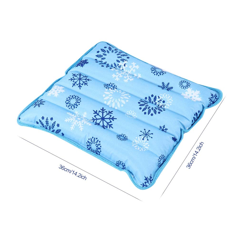 Cooling Mat, Cool Pillow Ice Pillow, Water Filling Ice Pillow Chair Pad, Multifunctional Children Adult Waterproof Ice Pillow Water Seat Cushion Baby, Children, Student, Office, Car, Travel(#3)
