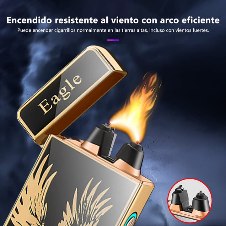 Dragon Lighter Plasma Lighter USB Rechargeable Electric Lighter Outdoor Windproof Fashionable and Cool Lighter with Beautiful Gift Box (Dragon)
