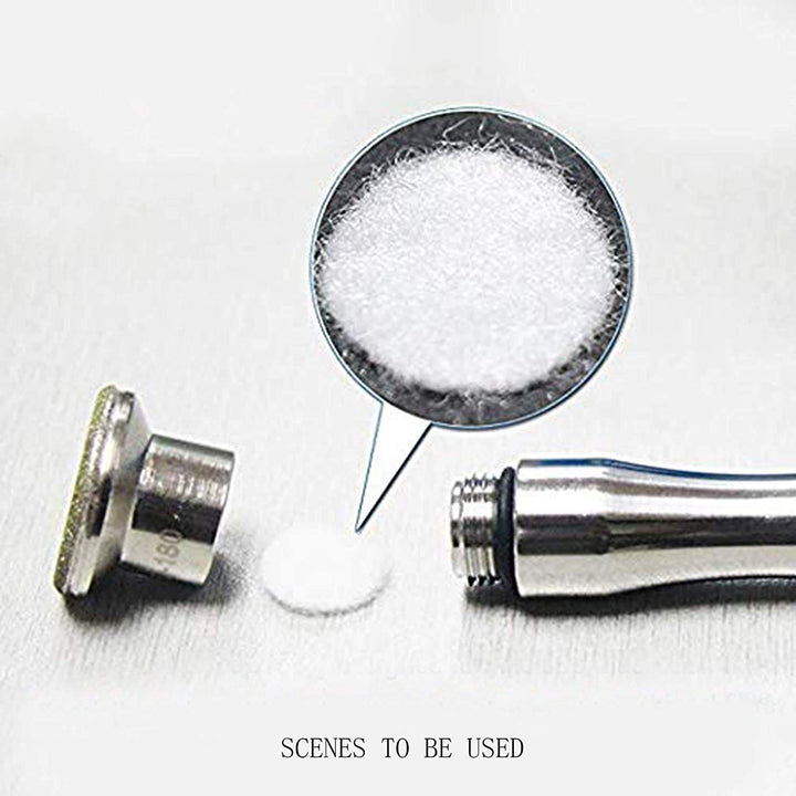 200 Pcs Microdermabrasion Cotton Filters Replacement 10 mm Dia Microdermabrasion Filters Facial Vacuum Filters Accesories Sponge Filter for Comedo Suction Microdermabrasion (White)