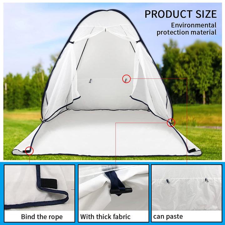 PLANTIONAL Portable Paint Tent for Spray Painting: 4.9x