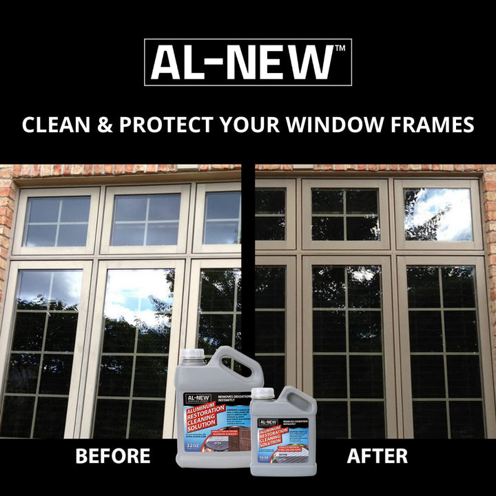 Aluminum Restoration Cleaning Solution | Clean &amp; Restore Patio Furniture, Stainless Steel, and Other Household Metal Surfaces (32 oz.)
