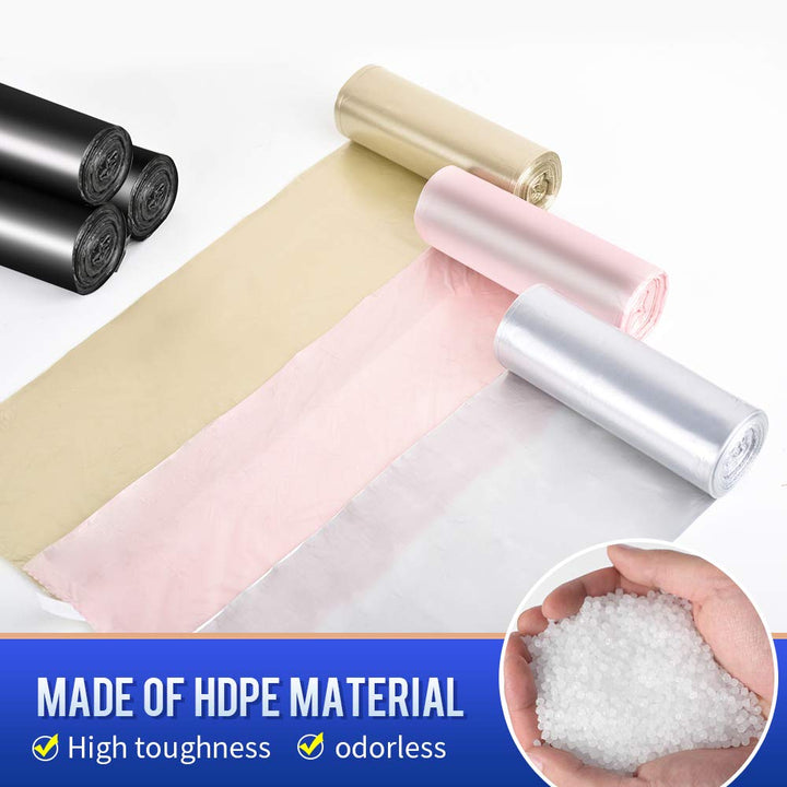 [ 6 Pack] Plastic Colored Dustbin Bin Liners, Trash Bag