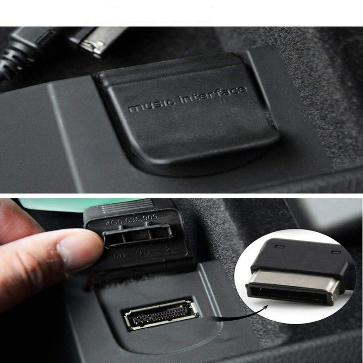 AMI to Type C AUX Cable MDI MMI Adapter, Compatible with IP 15 Pro Max Pad Pixel 2 XL U11/U12+ Moto Z2 for A3/A4/A5/A6/S5/A8 with MMI 3G+ Sytem(AUX Only, No Charging)