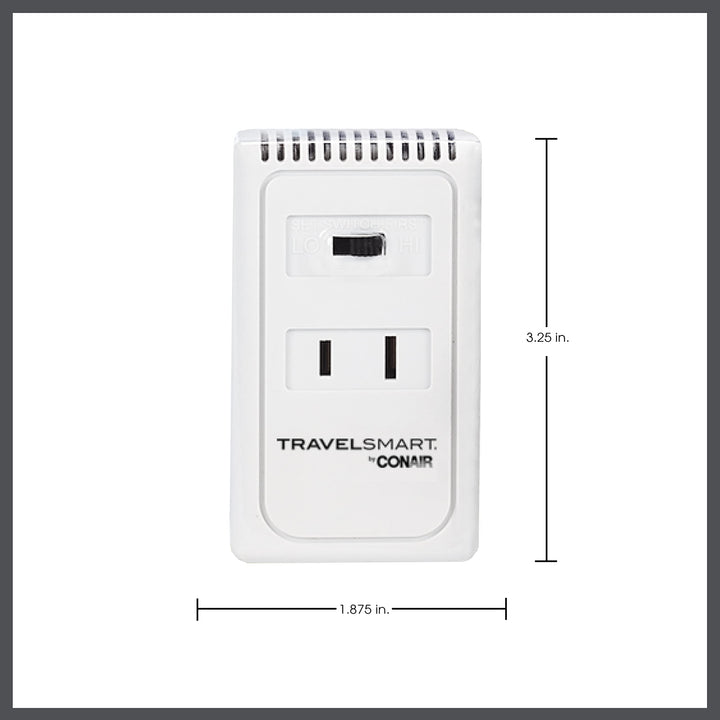 Travel Smart Converter and Worldwide Adapter Set; US Europe UK Italy Spain China
