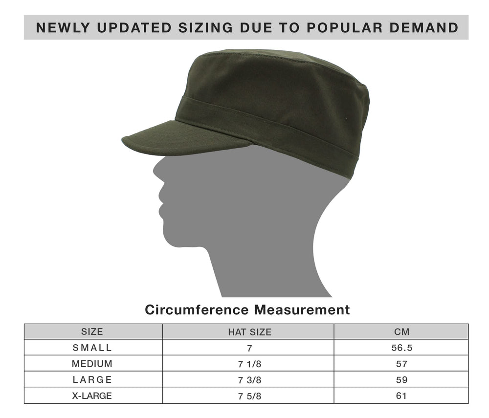KBK-1464 OLV M Cadet Army Cap Basic Everyday Military S