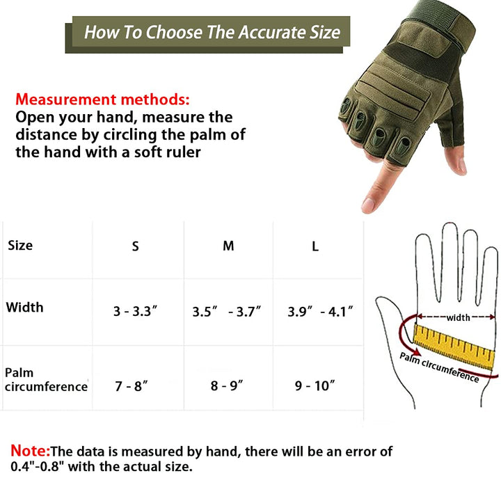 Half Finger Tactical Gloves for Men,Touchscreen Fingerless Airsoft Gloves for Outdoors Hunting Motorcycle Cycling Work Gloves