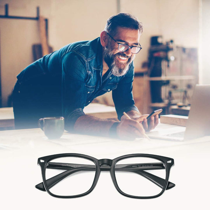 Cyxus Tr90 Glasses Blue Light Blocking Glasses Square C
