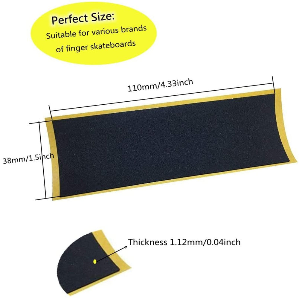 ACFELLE 18 Sheets Fingerboard Grip Tape, Quality Foam B