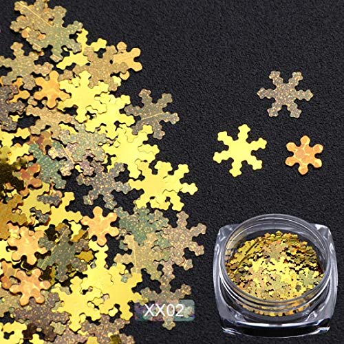 7Boxes: Miss Babe 1 Sets / 7Boxes Snowflake Sequins for Nail Art Decoration Glitter Set Mermaid Laser Sparkly DIY Accessories Christmas Nail Flake Trendy Girl Gifts