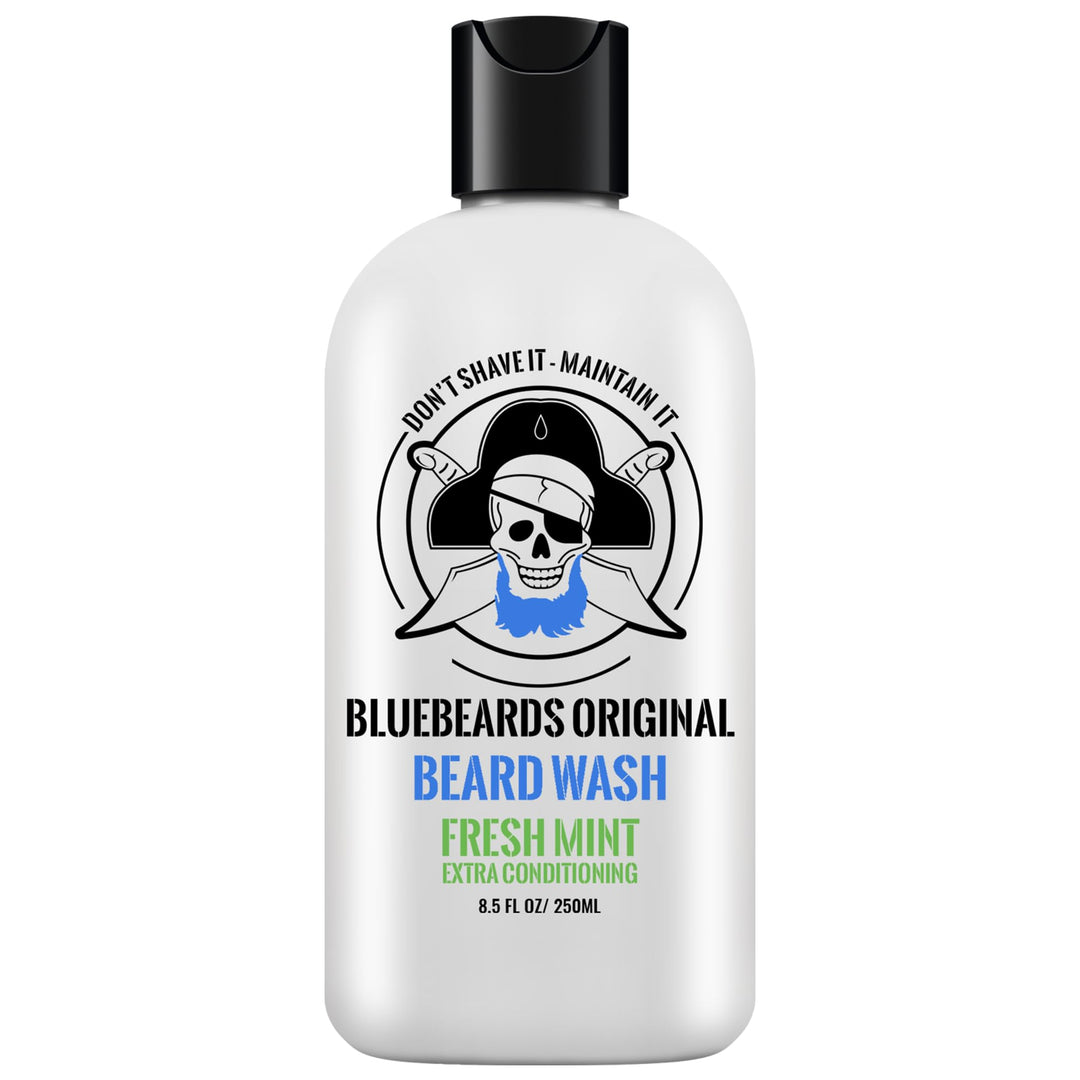 Fresh Mint Beard Wash with Peppermint Oil, 8.5 Fl Oz