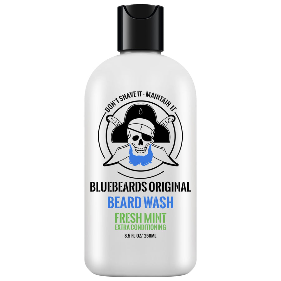 Fresh Mint Beard Wash with Peppermint Oil, 8.5 Fl Oz