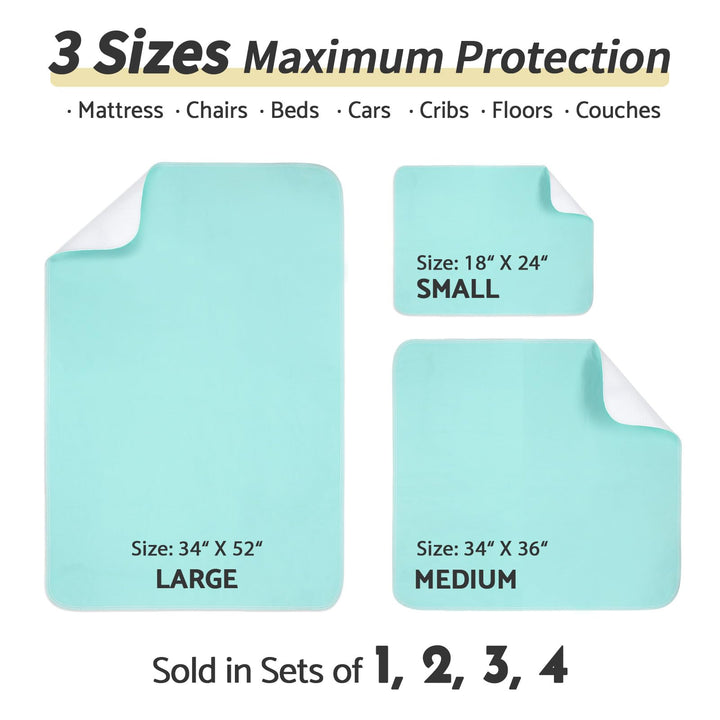 CoolShields Waterproof Bed Pads Incontinence 34&#39
