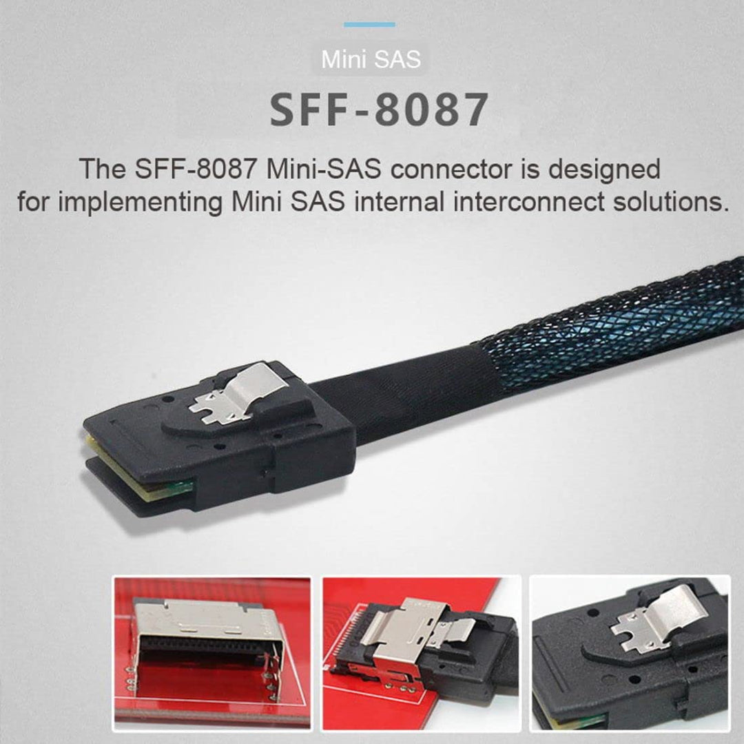 chenyang Mini SAS SFF-8087 36Pin Host 1 to 4 SAS SFF-84