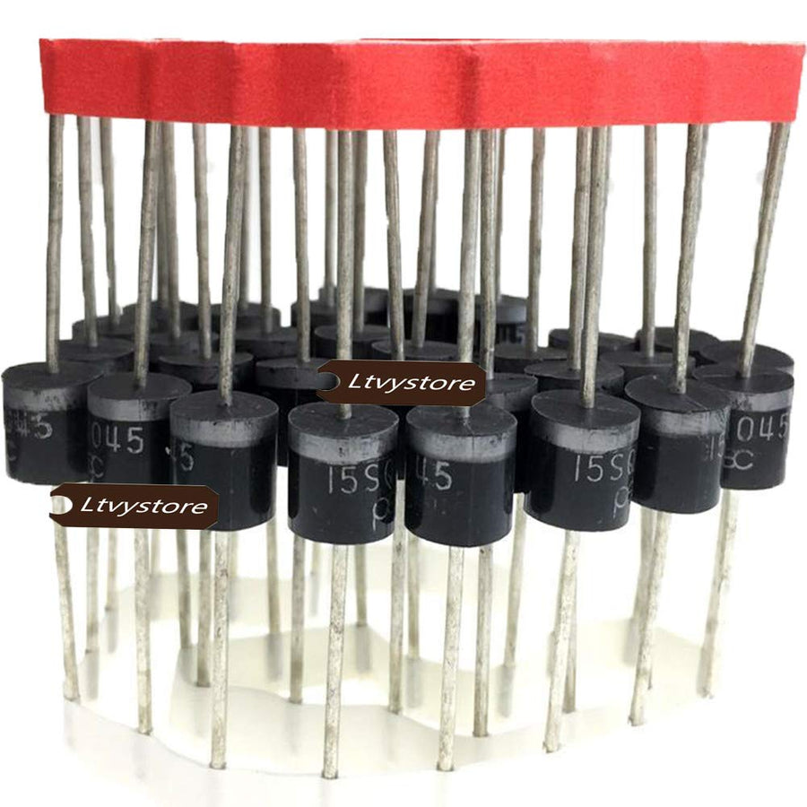 30PCS 15Amp Diode Schottky Blocking Diodes Compatible for Solar Cells Panel,15SQ045 Schottky