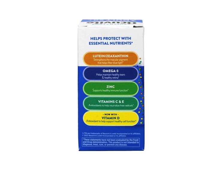 Ocuvite Adult 50+ Eye Vitamins and Mineral Supplements 