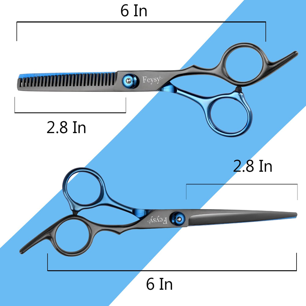 Hair Scissors Thinning Shears Set, Professional Hair Cutting Scissor Kit Hair Shears Texturizing Shears Set, Barber Scissors Kit with Hairdresser Scissors Haircut Shears Hair Layering Scissors