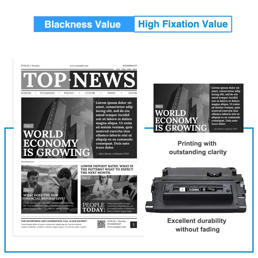 TRUE IMAGE Compatible Toner Cartridge Replacement for H