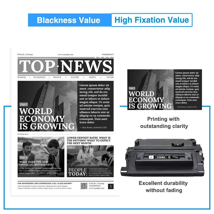 TRUE IMAGE Compatible Toner Cartridge Replacement for H