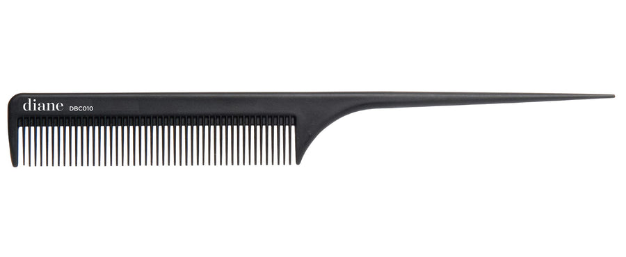 High Heat-Resistant Carbon Tail Comb (Pack of 12)
