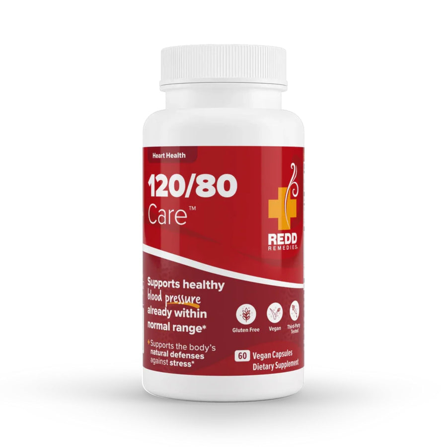 , 120/80 Care, Heart Health and Natural Blood Pressure Support, 60 Vegan Capsules