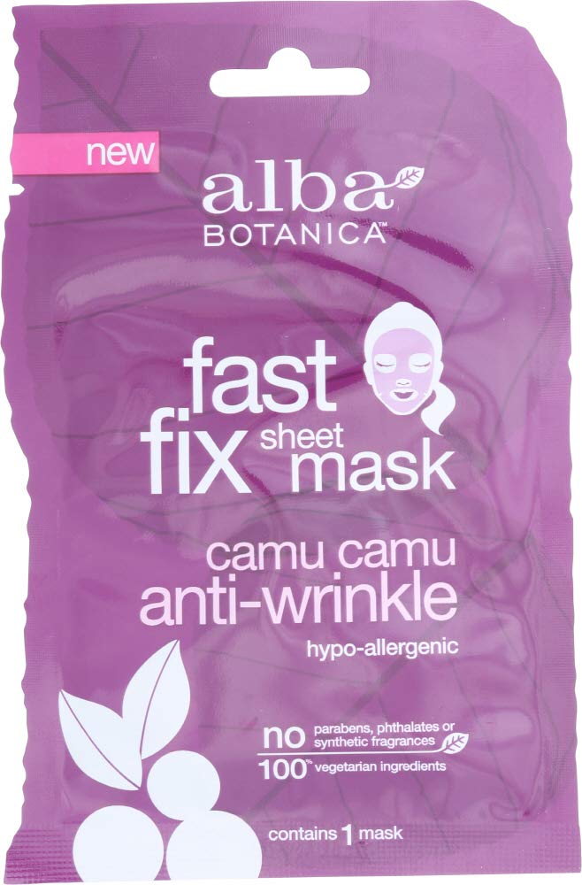 Fast Fix Sheet Mask, Camu Anti-Wrinkle, 1 Ounce
