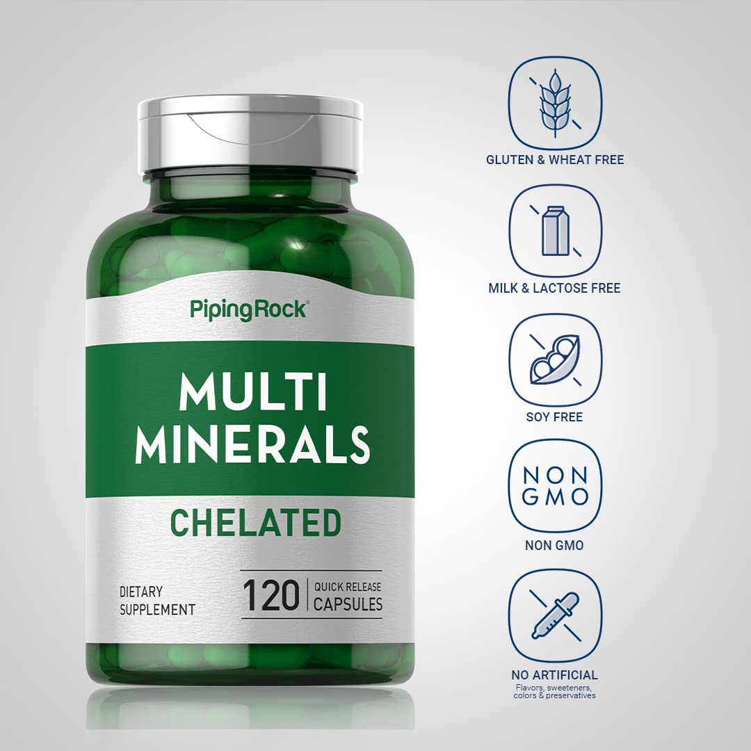 Piping Rock Mega Multi Mineral Chelated Supplement | 12