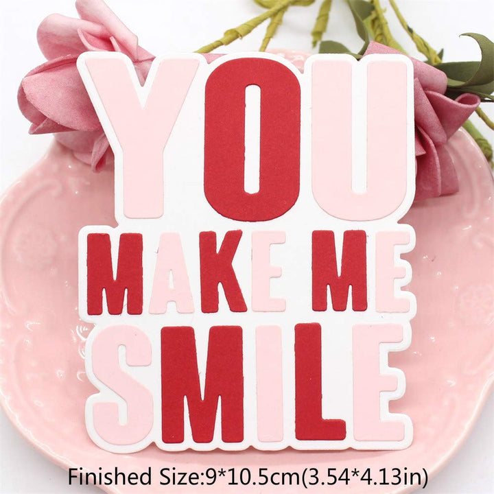 KSCRAFT Large Words Metal Cutting Dies Stencils for DIY