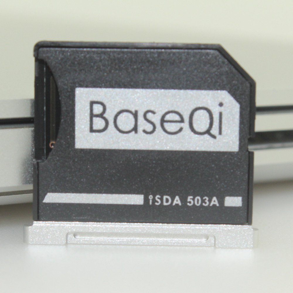 BASEQI Aluminum microSD Adapter for MacBook Pro 15 Reti